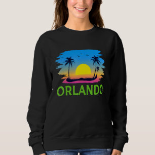 Sweatshirt Orlando Florida Plage de vacances Tropical Family