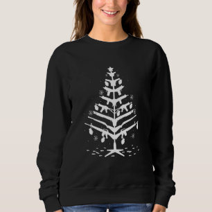 Sweatshirt Ornement de sapin de Noël avec pistolet Pyjama de