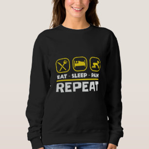 Sweatshirt Orpaillage prospection East Sleep Pan Repeat
