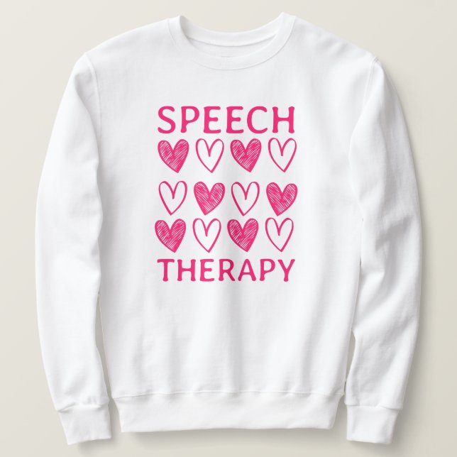 Sweatshirt Orthophonie Mignon Thérapeute de la Parole (Design devant)