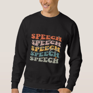 Sweatshirt Orthophonie Orthophoniste Rétro G
