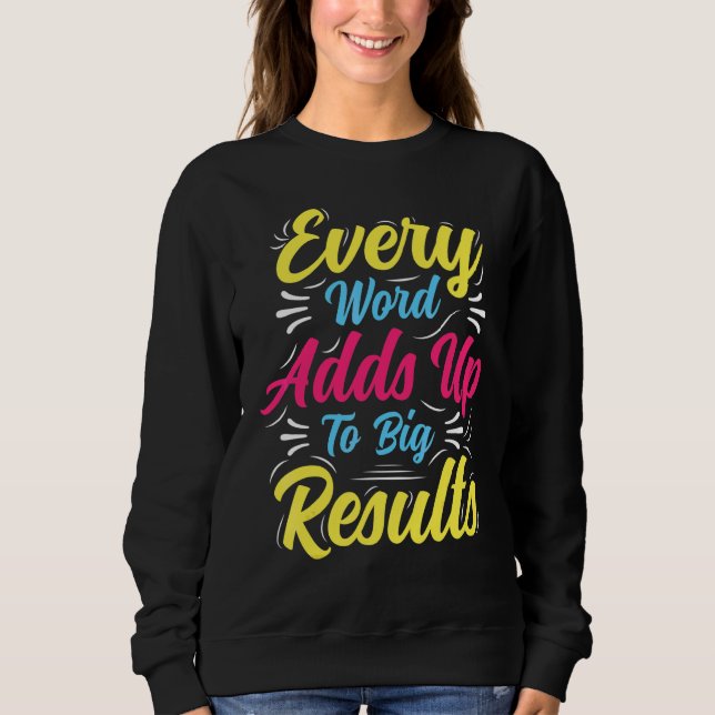 Sweatshirt Orthophoniste Speechie Slp Pathologie (Devant)
