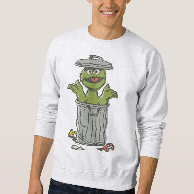 Sweatshirt Oscar the Grouch Vintage (Devant)