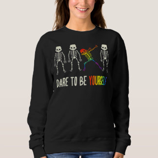 Sweatshirt Osez Être Vous-Mêmes Fierté Lgbt
