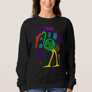 Sweatshirt Ostrich Comme Animal Plein De Couleurs