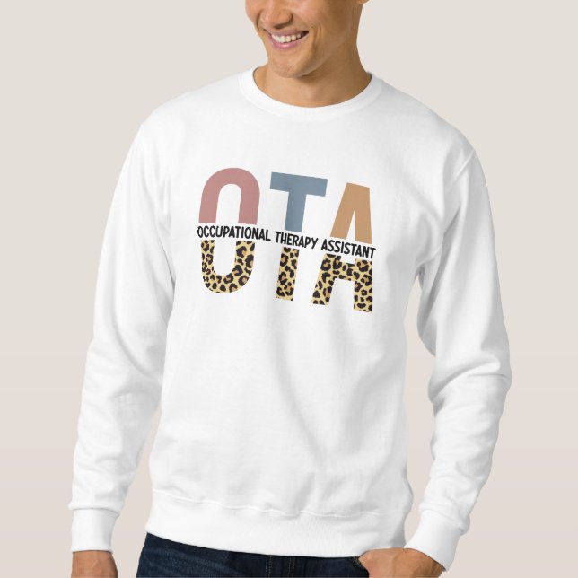 Sweatshirt OTA Offres d'aide en ergothérapie (Devant)