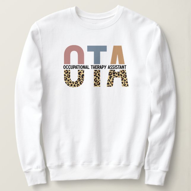 Sweatshirt OTA Offres d'aide en ergothérapie (Design devant)