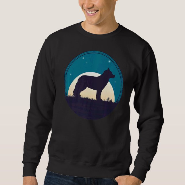 Sweatshirt Otaku Huskie Chien Rétro 6 (Devant)