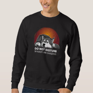 Sweatshirt Otaku Huskie Chien Vintage 61