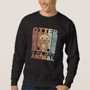 Sweatshirt Otter Est Mon Esprit Animal mignon Otter