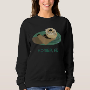 Sweatshirt Otter Homer pêcheur résident de la côte de l'Alask