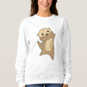 Sweatshirt Otter mignonne Animaux mignons Animal pour enfants