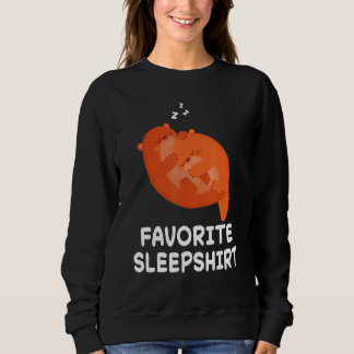 Sweatshirt Otter Otters Nap Sleeping Sleep Pajama Pajamas Nig
