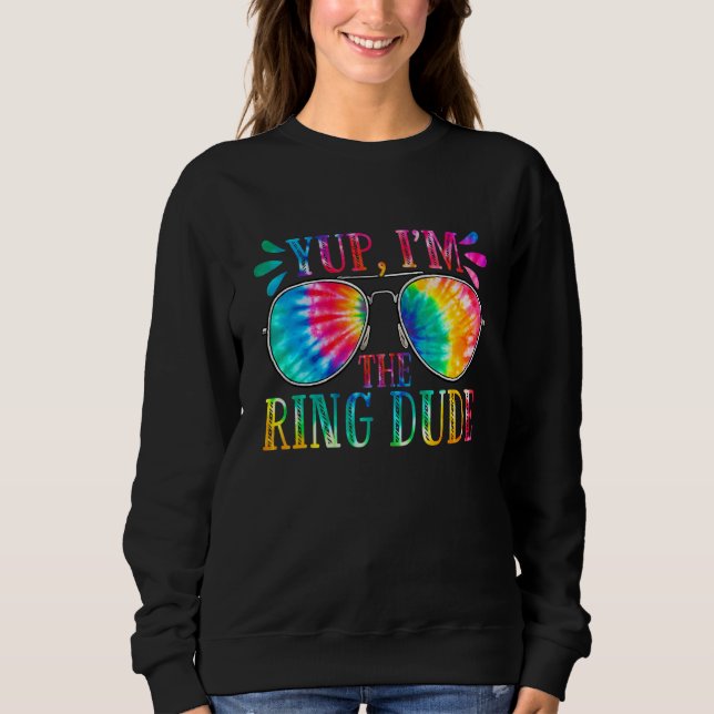 Sweatshirt Ouais, je suis le gars de l'anneau Mignons garçons (Devant)
