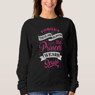 Sweatshirt Oubliez Les Chaussures En Verre Que La Princesse P