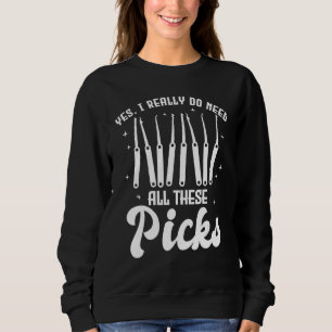 Sweatshirt Oui, j'ai vraiment besoin de tous ces crochets  Cr
