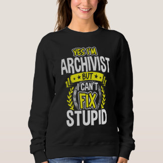 Sweatshirt Oui, je suis archiviste