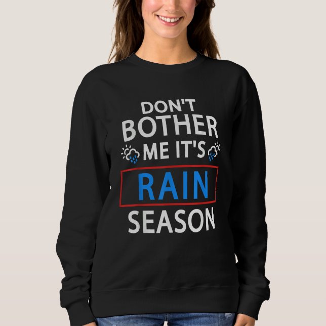 Sweatshirt Oui je suis froid gelé 24 7 Ne me dérange pas C'es (Devant)