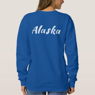 Sweatshirt Ours (AK) brun de Kodiak de l'Alaska - logo blanc