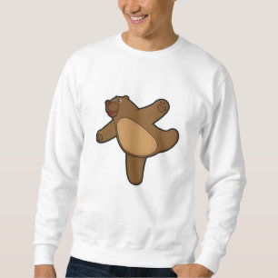 Sweatshirt Ours au Yoga Exercice d'étirement