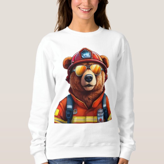 Sweatshirt Ours avec uniforme (Devant)
