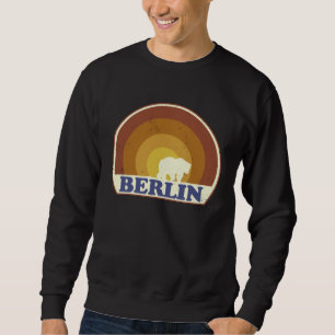 Sweatshirt Ours berlinois de Berlin Vintage Retro Capitale d