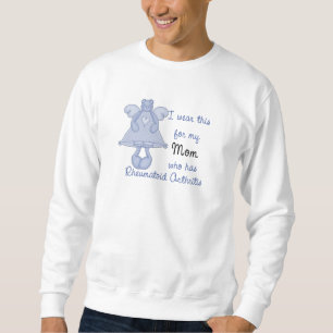 Sweatshirt Ours Bleu Angel : Je porte pour maman RA Design