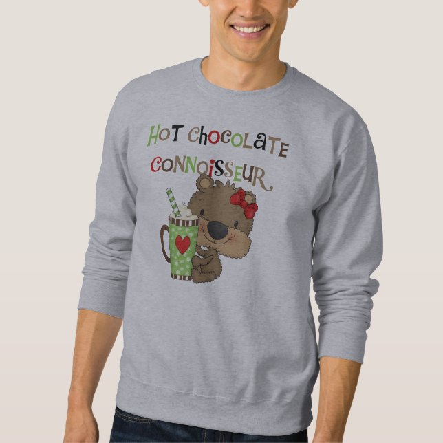 Sweatshirt Ours chaud de fille de ChocolateConoisseur (Devant)