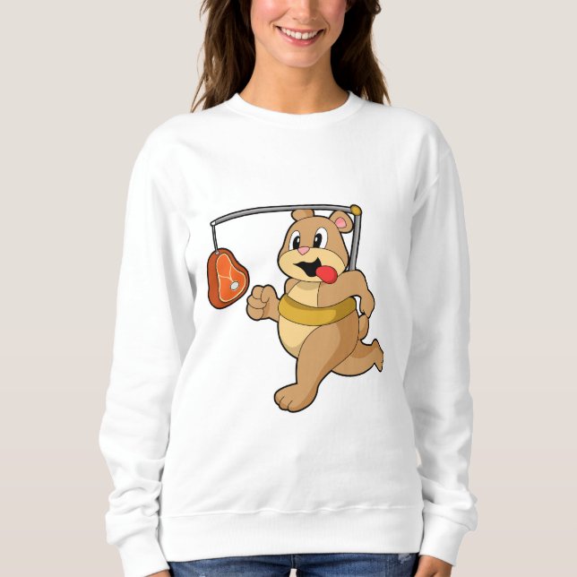 Sweatshirt Ours comme coureur (Devant)