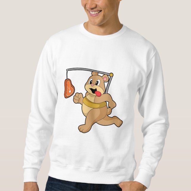Sweatshirt Ours comme coureur (Devant)