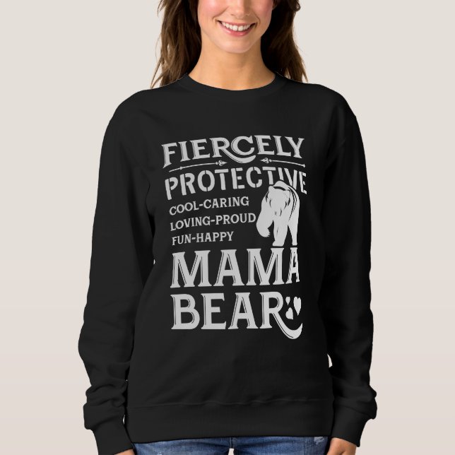 Sweatshirt ours de maman (Devant)