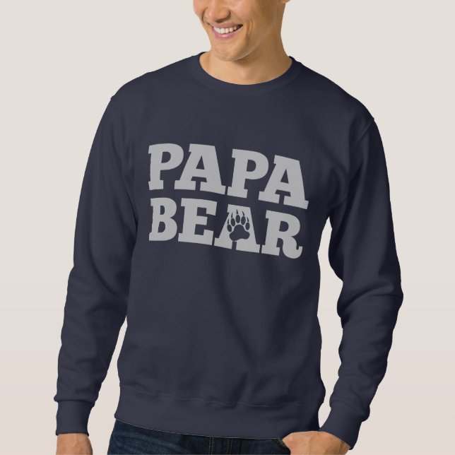 Sweatshirt Ours de papa (Devant)