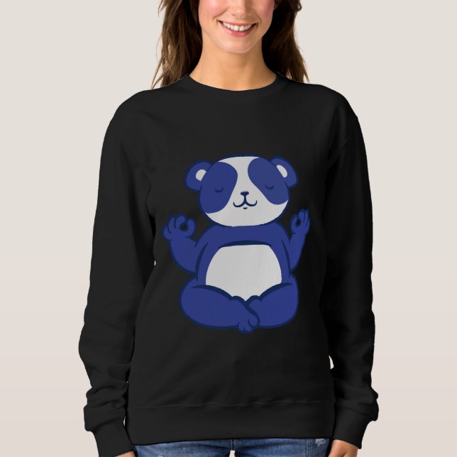 Sweatshirt Ours de yoga (Devant)