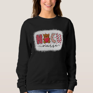 Sweatshirt Ours en cœur mignon infirmière en soins intensifs