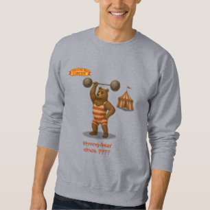 Sweatshirt Ours fort personnalisé