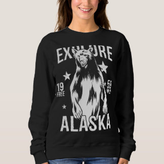 Sweatshirt Ours grizzli de l'Alaska