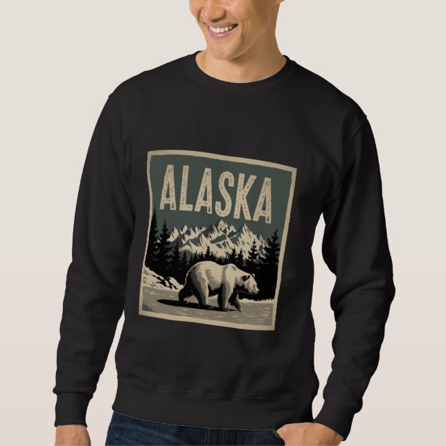 Sweatshirt Ours grizzli de l'Alaska Ours Brown (Devant)