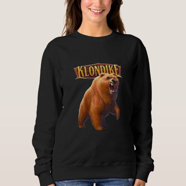Sweatshirt Ours grizzly turbulent enfants (Devant)