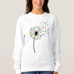 Sweatshirt Ours mignons volants flux de pissenlit
