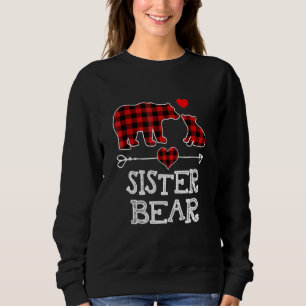 Sweatshirt Ours-Soeur, Buffle Rouge Plaid Ours-Soeur Pyjama