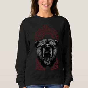 Sweatshirt Ours Viking Rugissant