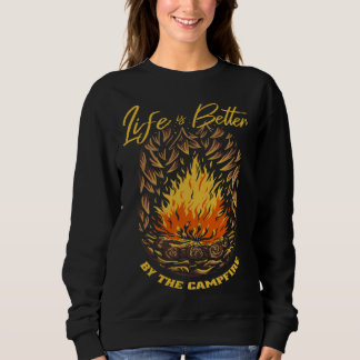 Sweatshirt Outdoor Camping and Campfires Men Women Inspiratio