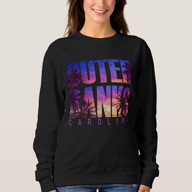 Sweatshirt Outer Banks Carolina Summer Vacation Matching Fami (Devant)