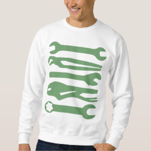 Sweatshirt Outils - vert d'armée