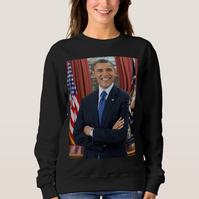 Sweatshirt Oval Office Portrait, Obama Barack Président des É (Devant)