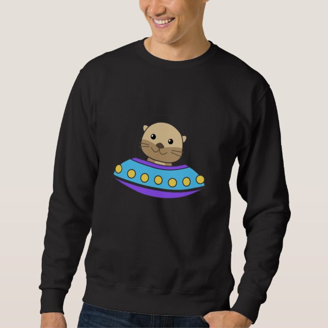 Sweatshirt OVNI Univers Dans L'Espace (Devant)