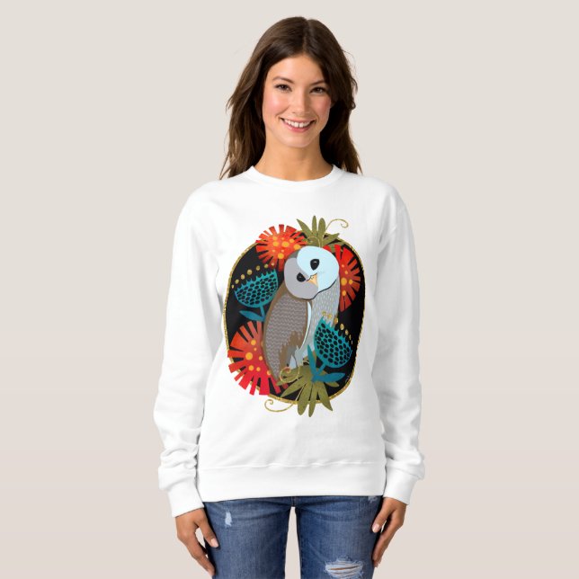Sweatshirt OWL BY MYSELF chemises blanches - style de choix (Devant entier)