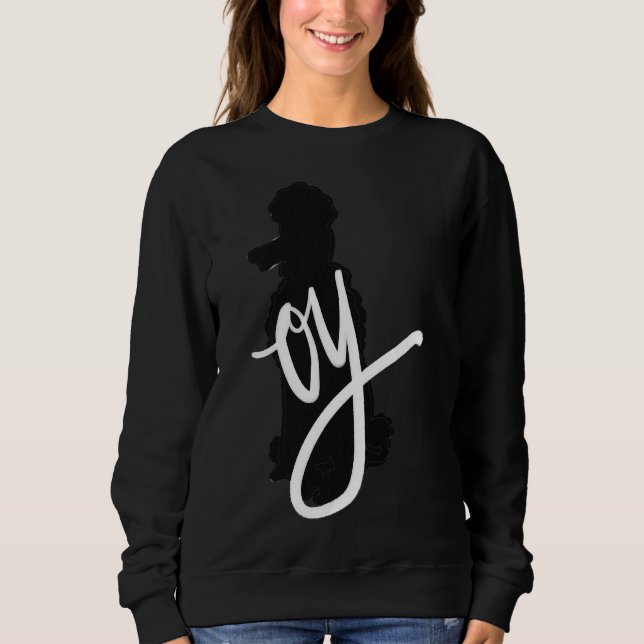 Sweatshirt Oy Poodle (Devant)
