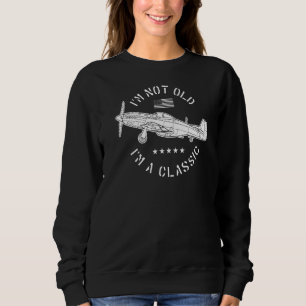 Sweatshirt P51 Mustang 2ème guerre mondiale Aéronefs Im Pas 0