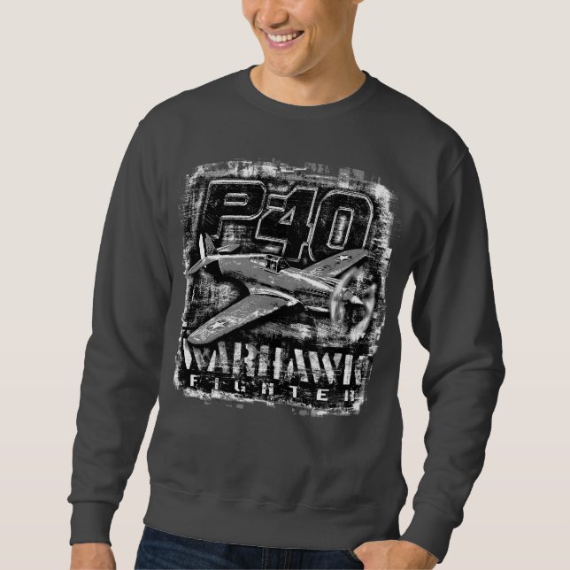 Sweatshirt P-40 Warhawk (Devant)